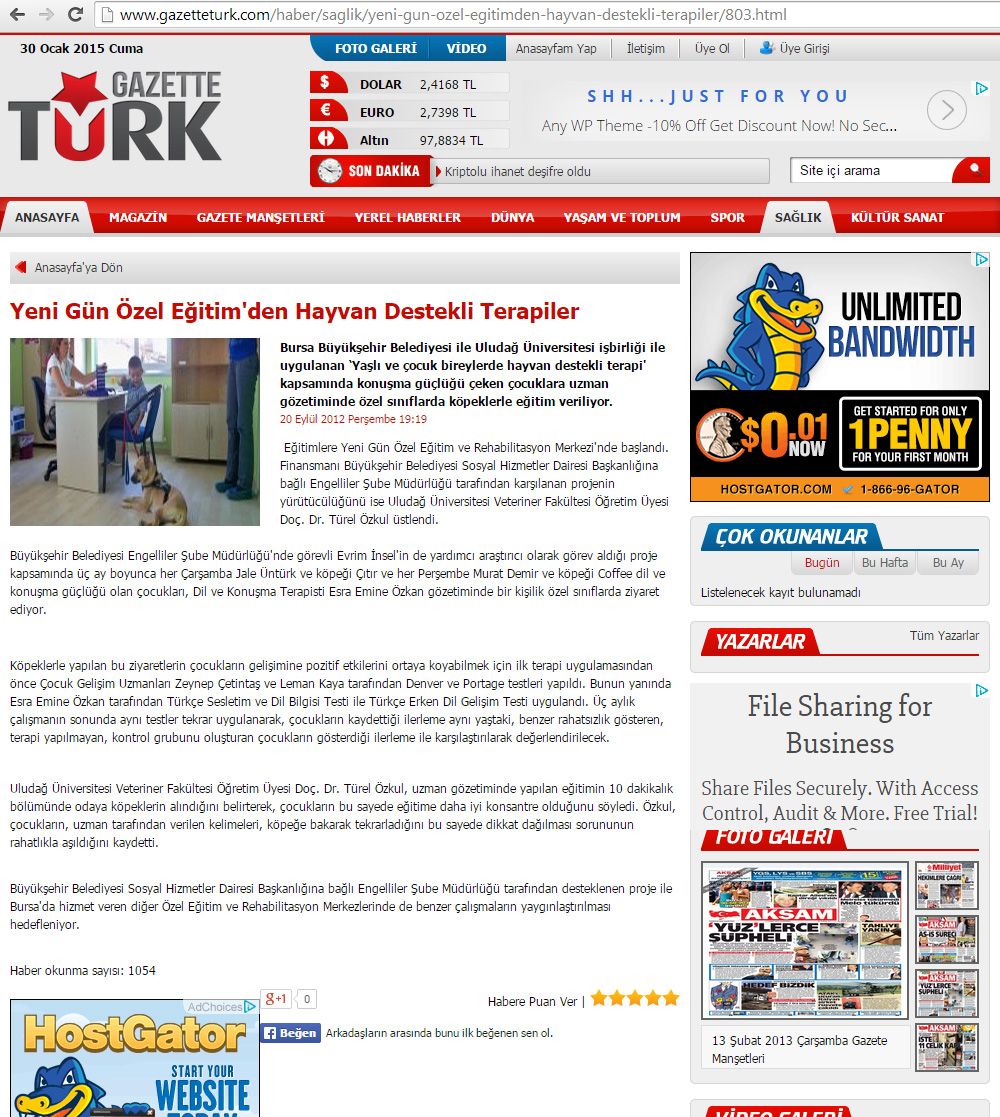 2012 Yılı Haberleri