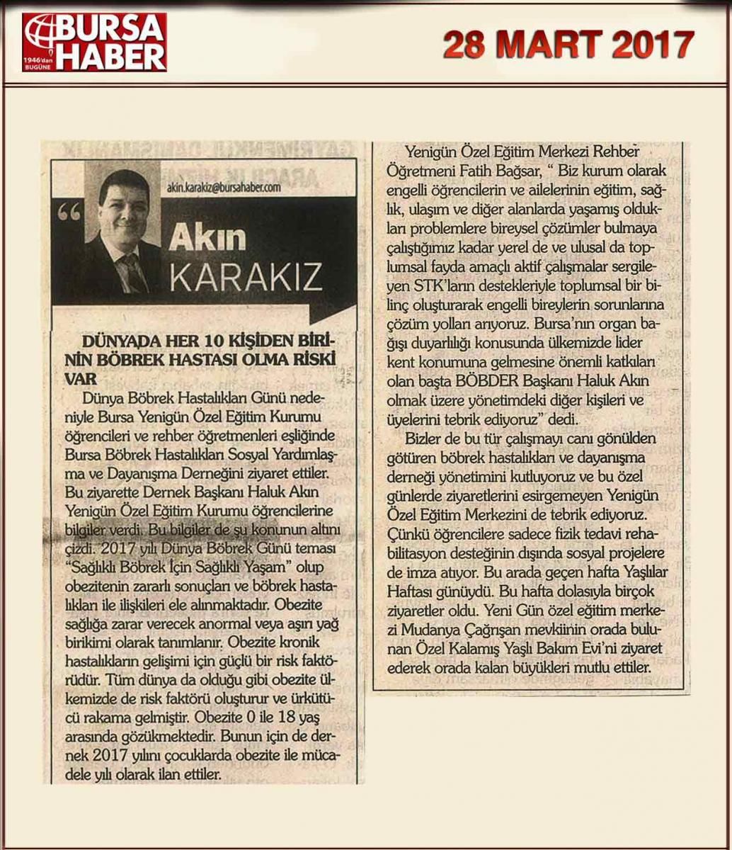 2017 Yılı Haberleri
