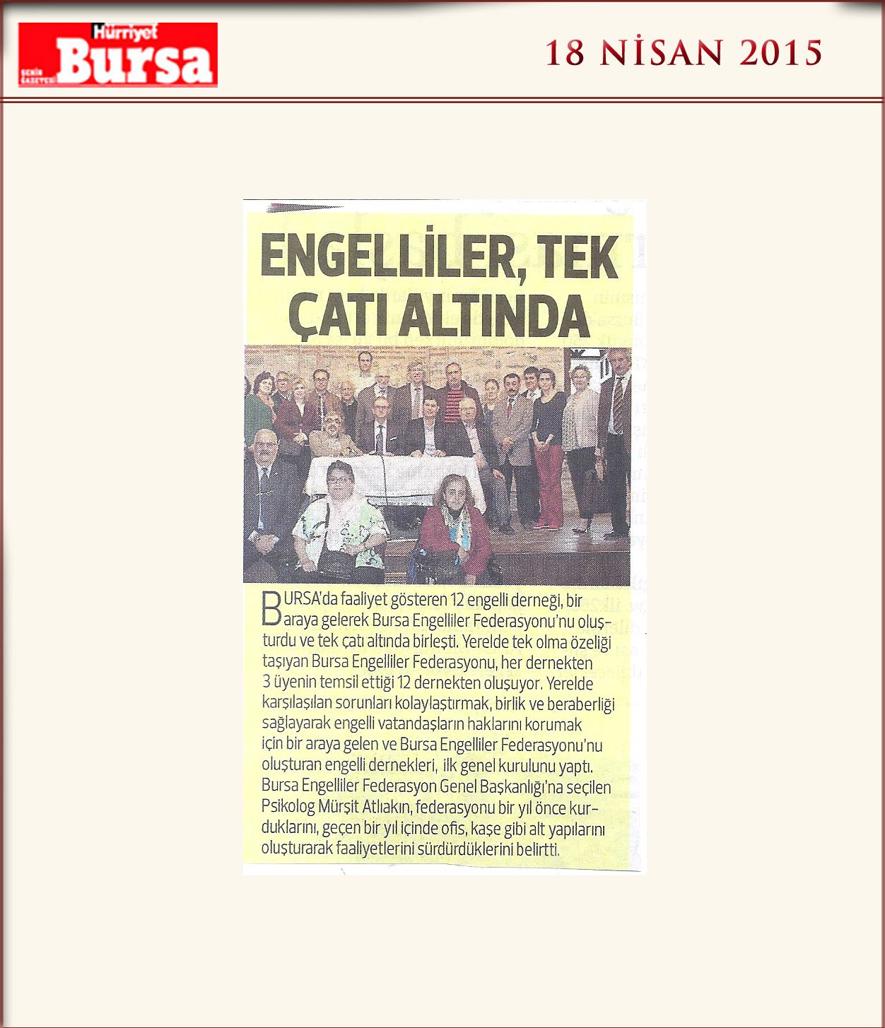 2015 Yılı Haberleri - 5