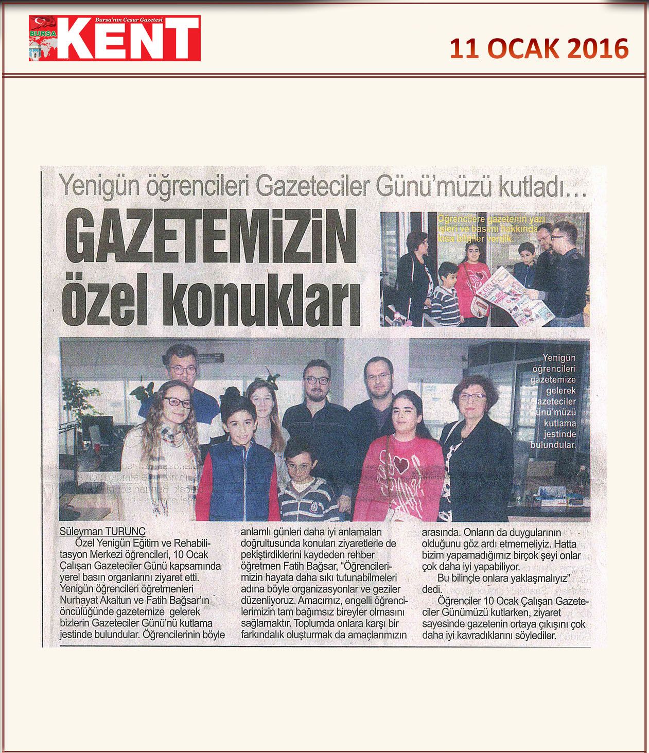 2016 Yılı Haberleri - 2