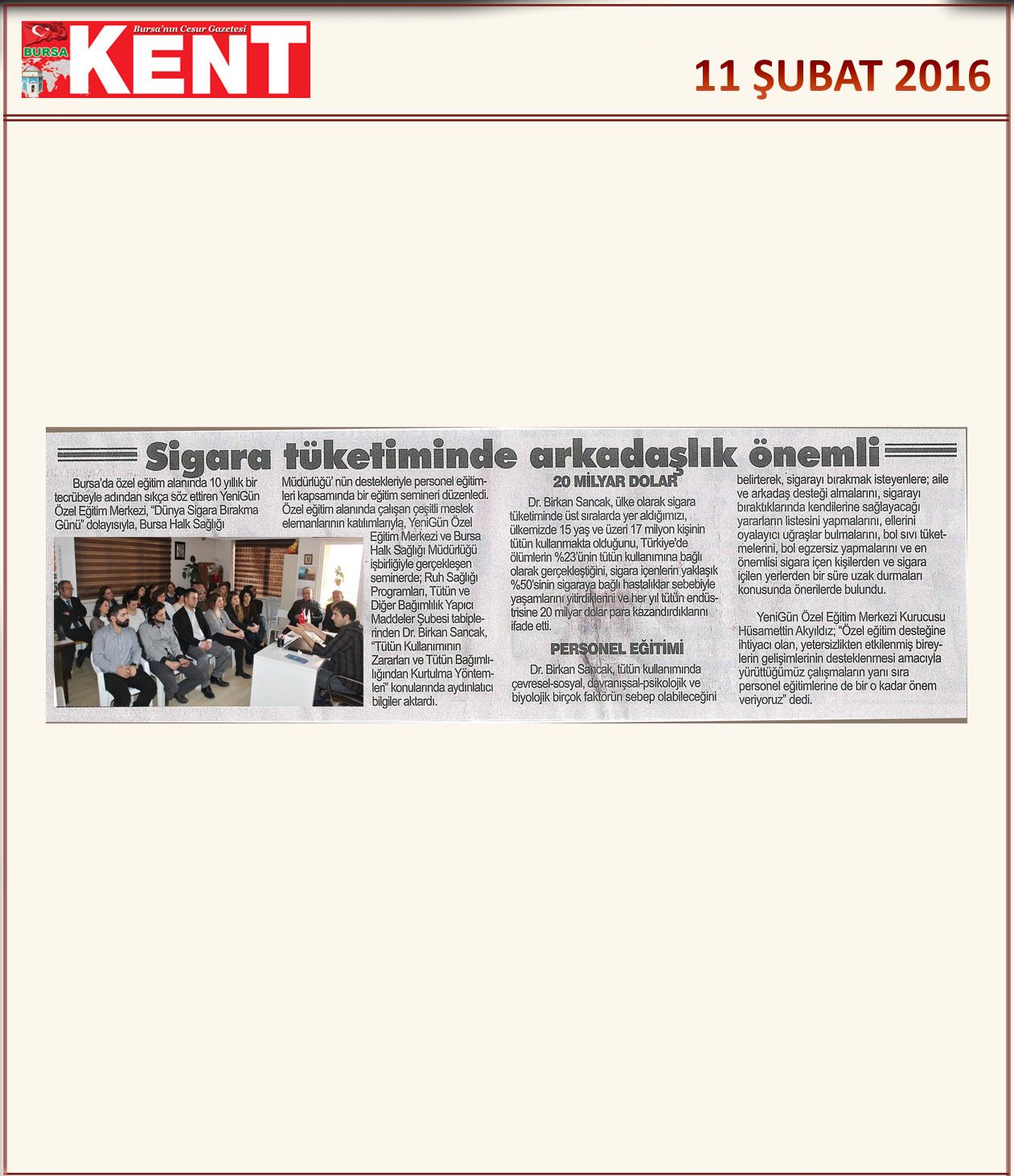 2016 Yılı Haberleri - 5